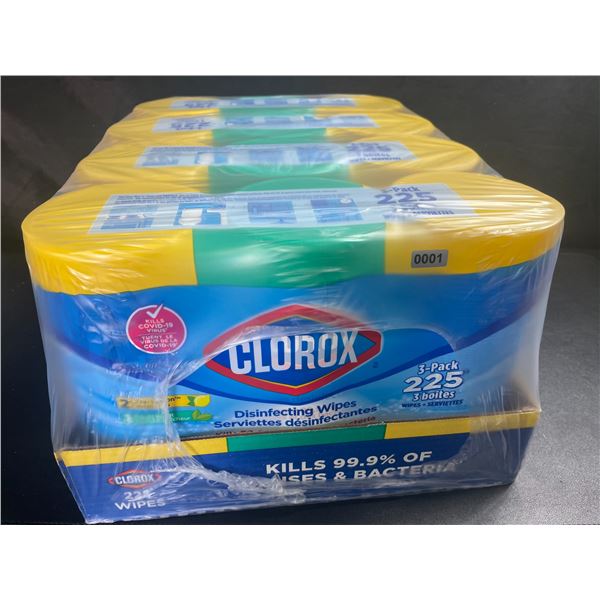 1 Case of Clorox Disinfecting Wipes - 12 Tubs Included! (75 Wipes Each) - New Sealed
