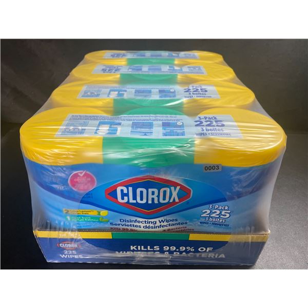 1 Case of Clorox Disinfecting Wipes - 12 Tubs Included! (75 Wipes Each) - New Sealed
