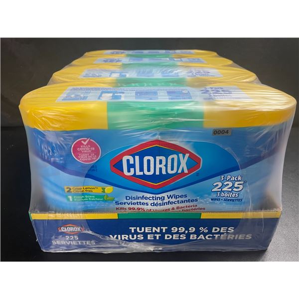 1 Case of Clorox Disinfecting Wipes - 12 Tubs Included! (75 Wipes Each) - New Sealed