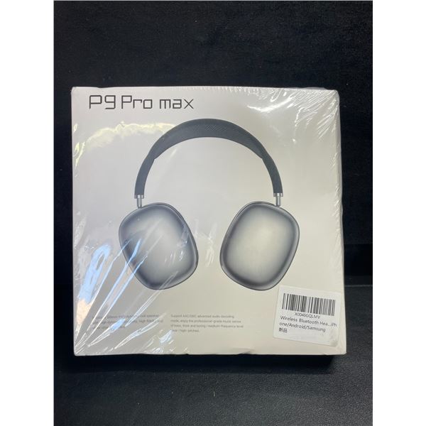 1 P9 Pro Max Over-Ear Wireless Bluetooth Headphones - New Sealed