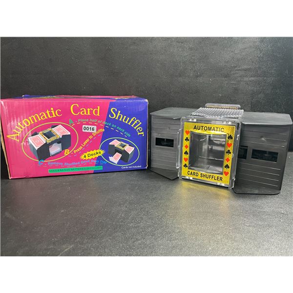 1 Automatic Card Shuffler for Playing Cards - Shuffles 4 Decks in Seconds - Brand New
