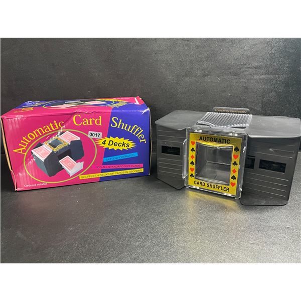 1 Automatic Card Shuffler for Playing Cards - Shuffles 4 Decks in Seconds - Brand New