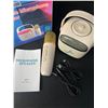 Image 3 : 1 Lenrue M58 Portable Karaoke Machine with Wireless Microphone & Colorful Lights - New in Box