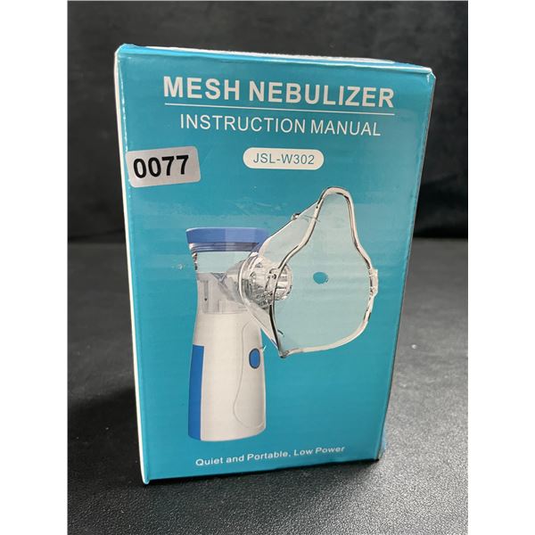 1 Portable Mesh Nebulizer Breathing Aid Device for Asthmatics - New