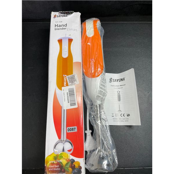 1 Electric Hand Blender - 200W (Euro Style Plug*) - New