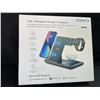 Image 1 : 1 Yoxinta 3-in-1 Wireless Charger - Charges Phone, Headphones, and Smart Watch - New