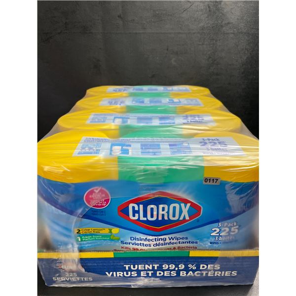 1 Case of Clorox Disinfecting Wipes - 12 Tubs Included! (75 Wipes Each) - New Sealed