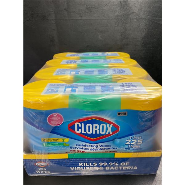 1 Case of Clorox Disinfecting Wipes - 12 Tubs Included! (75 Wipes Each) - New Sealed