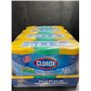 Image 1 : 1 Case of Clorox Disinfecting Wipes - 12 Tubs Included! (75 Wipes Each) - New Sealed