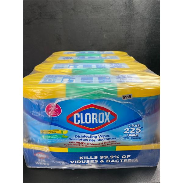 1 Case of Clorox Disinfecting Wipes - 12 Tubs Included! (75 Wipes Each) - New Sealed
