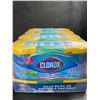 Image 1 : 1 Case of Clorox Disinfecting Wipes - 12 Tubs Included! (75 Wipes Each) - New Sealed