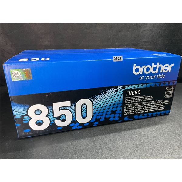 1 Brother Genuine TN850 Toner Printer Cartridge - Brand New Sealed!