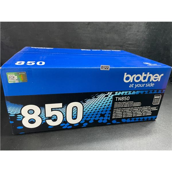 1 Brother Genuine TN850 Toner Printer Cartridge - Brand New Sealed!
