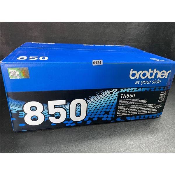 1 Brother Genuine TN850 Toner Printer Cartridge - Brand New Sealed!