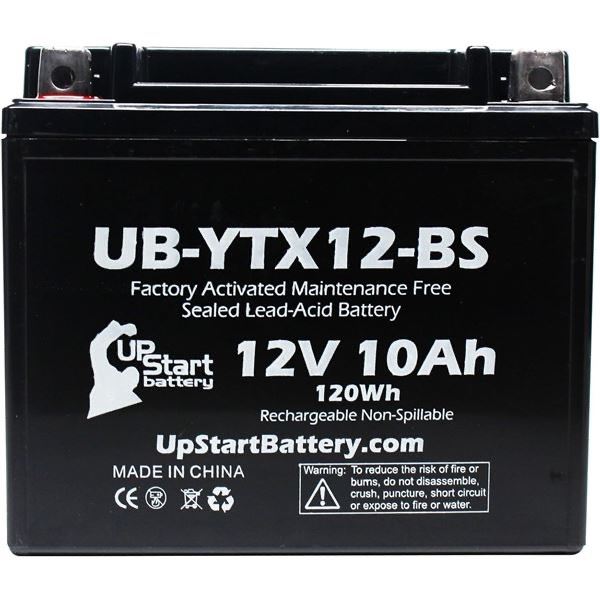1 Upstart Factory Activated Sealed Lead-Acid 12V 10Ah Battery; Motorcycle/ATV/Powersport Battery NEW
