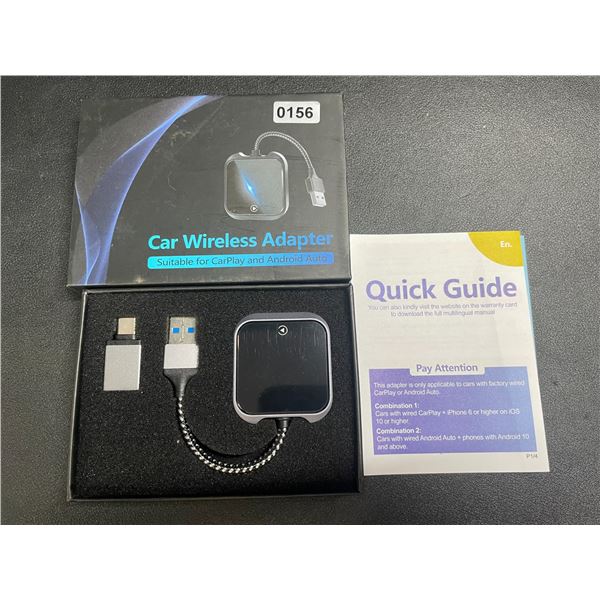 1 Car Wireless Adapter for CarPlay and Android Auto - Brand New
