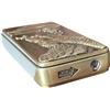 Image 5 : 1 Metal Gold Eagle Lighter; Refillable Jet Flame Butane Torch Lighter - Brand New