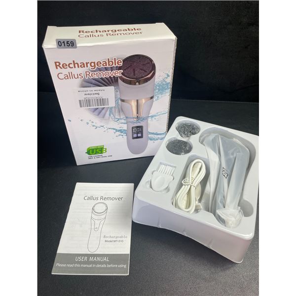 1 Rechargeable Electric Foot Callus Remover for Fixing Dry/Cracked Feet - Brand New