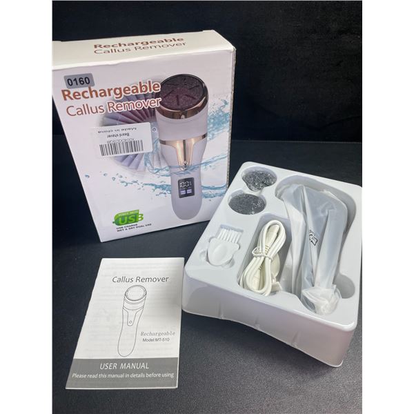 1 Rechargeable Electric Foot Callus Remover for Fixing Dry/Cracked Feet - Brand New