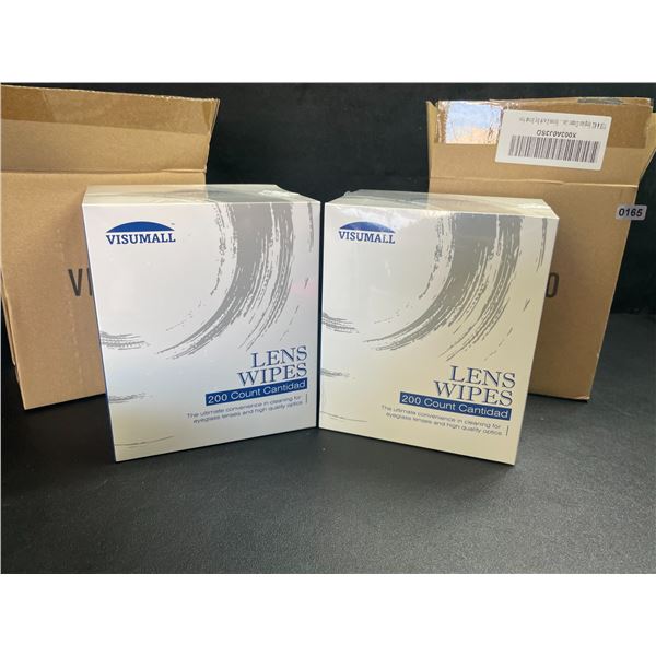 2 Boxes of Lens Cleaning Wipes (200 Count Per Box) - New Sealed
