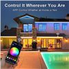Image 5 : 200FT Outdoor LED RGB Strip Lights - IP67 Weatherproof Design w/ Smart App Control - NEW