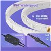 Image 9 : 200FT Outdoor LED RGB Strip Lights - IP67 Weatherproof Design w/ Smart App Control - NEW