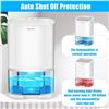 Image 3 : 1 Dehumidifier with 7-Color LED Lights (Covers 350 sq. ft) - Ultra-Quiet/Auto Shut Off - New