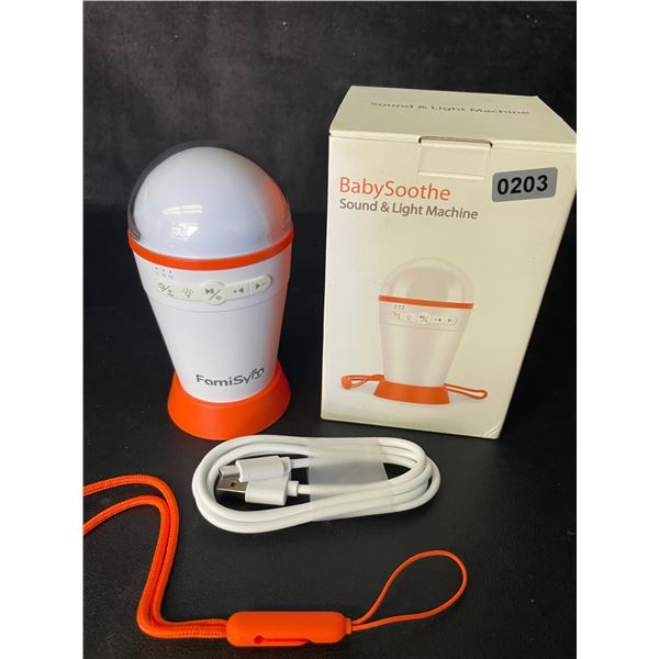 1 Baby Soothe Sound & Light Machine; Baby Shusher White Noise Sound Machine - New
