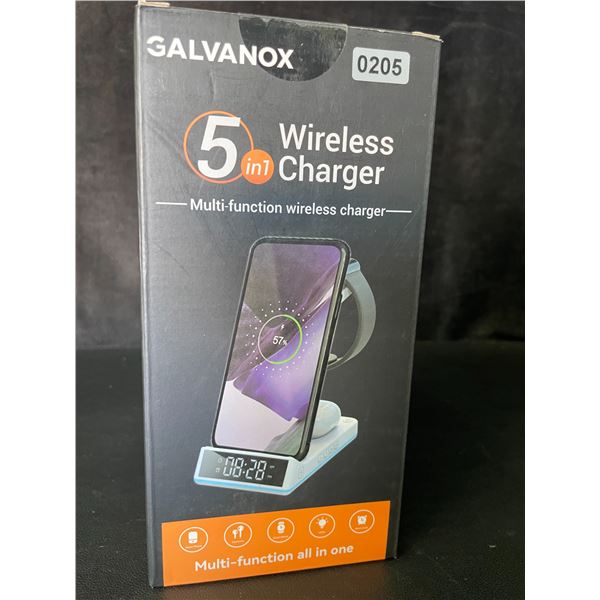 1 Galvanox 5-in-1 Multifunction Wireless Charger - New