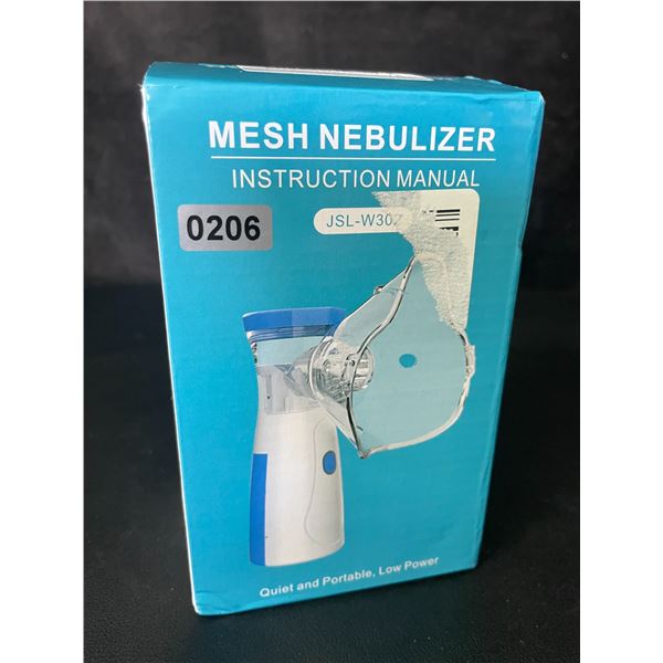 1 Portable Mesh Nebulizer Breathing Aid Device for Asthmatics - New