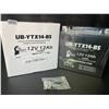 Image 4 : 1 Upstart Factory Activated Sealed Lead-Acid 12V 12Ah Battery; Motorcycle/ATV/Powersport Battery NEW