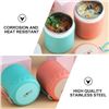 Image 6 : 1 Portable Insulated Stainless Steel Soup/Lunch Container - Leakproof Design - 430ml - New