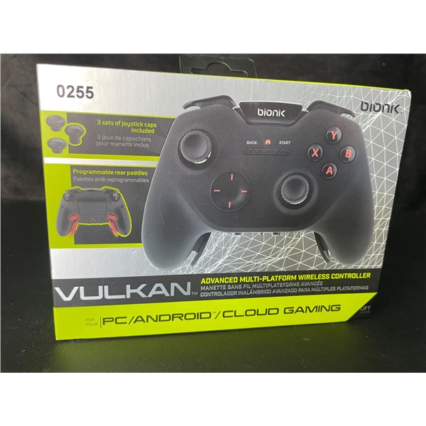 1 Bionik Vulkan Advanced Multi-Platform Wireless Controller - For PC/Android/Cloud Gaming - New