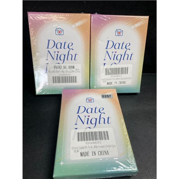 3 Sets of Date Night Ideas (35 Scratch Off Fun Date Ideas Per Pack) - New Sealed