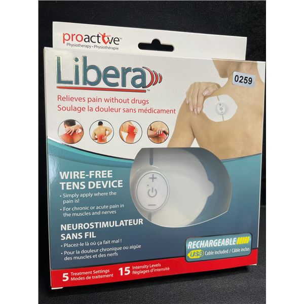 1 ProActive Libera Wire-Free TENS Device for Pain Relieve in Muscles/Nerves - NEW