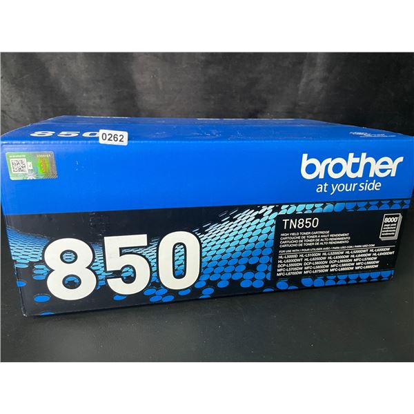 1 Brother Genuine TN850 Toner Printer Cartridge - Brand New Sealed!