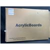 Image 2 : 1 Acrylic Magnetic Dry-Erase Organizer Board/Calendar Planning Board - Brand New