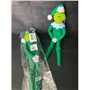Image 4 : 2 Grinch/Christmas "Elf on The Shelf" Dolls - 12.5" Size - Naughty Grinch Elf Decor Dolls - New