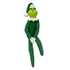 Image 1 : 2 Grinch/Christmas "Elf on The Shelf" Dolls - 12.5" Size - Naughty Grinch Elf Decor Dolls - New