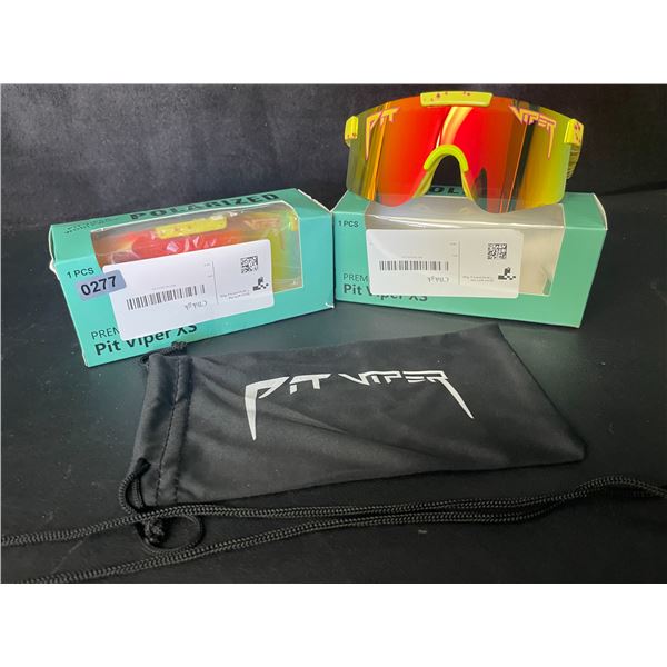 2 Pairs of Kids/Youth Pit Viper Polarized Sunglasses (For Ages 2-6yrs) - New