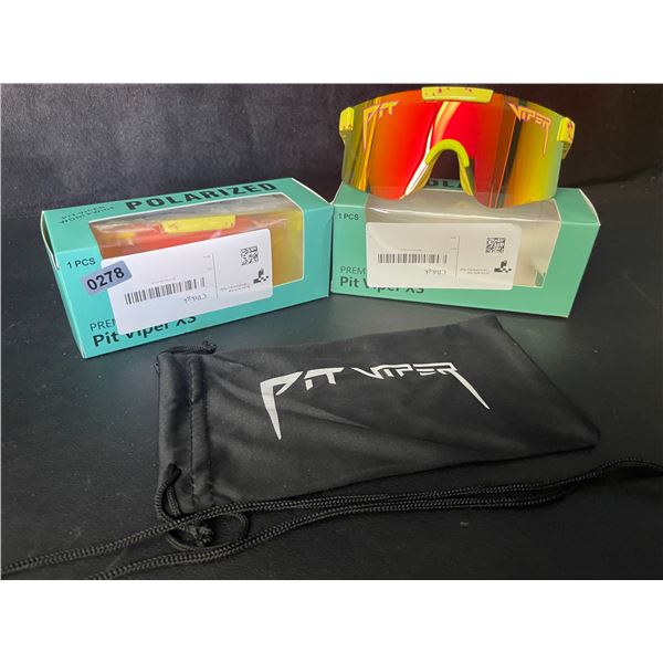 2 Pairs of Kids/Youth Pit Viper Polarized Sunglasses (For Ages 2-6yrs) - New