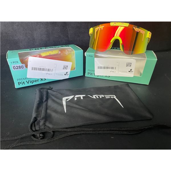 2 Pairs of Kids/Youth Pit Viper Polarized Sunglasses (For Ages 2-6yrs) - New