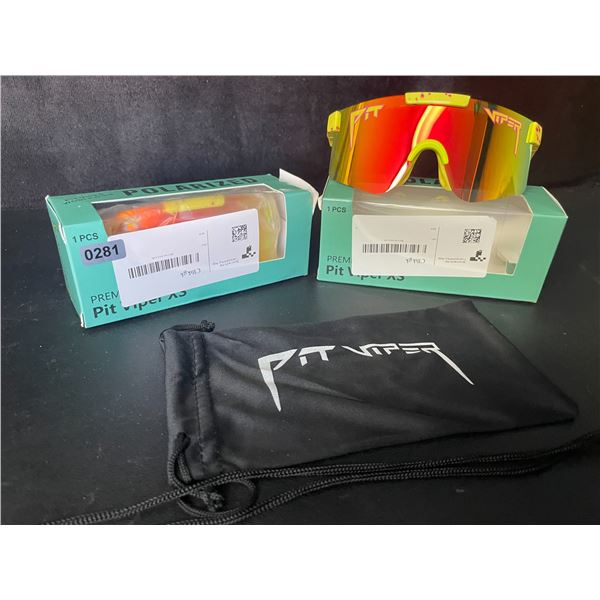 2 Pairs of Kids/Youth Pit Viper Polarized Sunglasses (For Ages 2-6yrs) - New