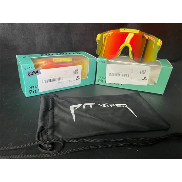 2 Pairs of Kids/Youth Pit Viper Polarized Sunglasses (For Ages 2-6yrs) - New