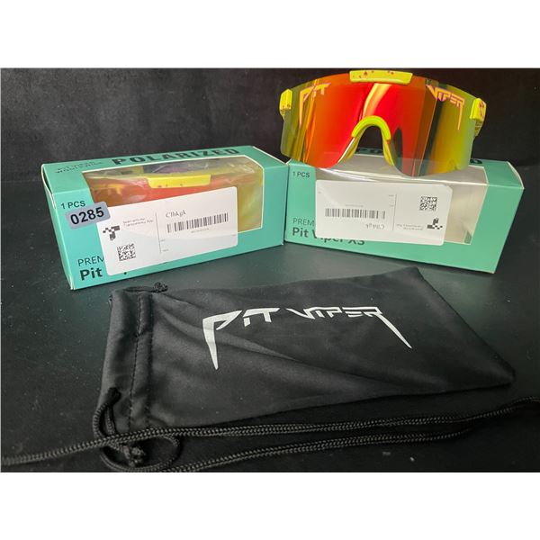 2 Pairs of Kids/Youth Pit Viper Polarized Sunglasses (For Ages 2-6yrs) - New