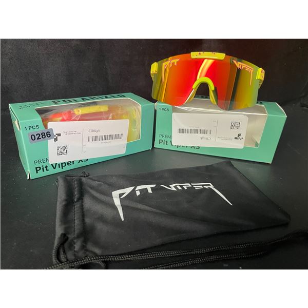 2 Pairs of Kids/Youth Pit Viper Polarized Sunglasses (For Ages 2-6yrs) - New