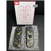 Image 2 : 1 Set of Gold/Black Pikachu Pokemon Design Joycon Controllers for Nintendo Switch - New