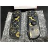 Image 3 : 1 Set of Gold/Black Pikachu Pokemon Design Joycon Controllers for Nintendo Switch - New