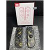 Image 2 : 1 Set of Gold/Black Pikachu Pokemon Design Joycon Controllers for Nintendo Switch - New