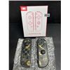 Image 2 : 1 Set of Gold/Black Pikachu Pokemon Design Joycon Controllers for Nintendo Switch - New